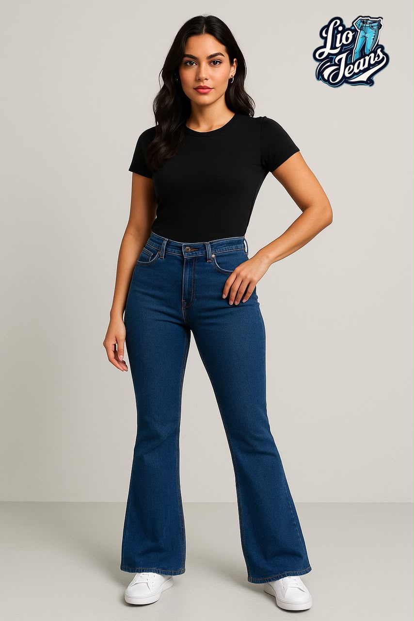 Lio Jeans | بنطلون شارلستون (Flared Bell Bottom) – لوك أنثوي أنيق يخطف الأنظار 🔥👖